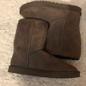 Chocolate Ugg’s never worn without box